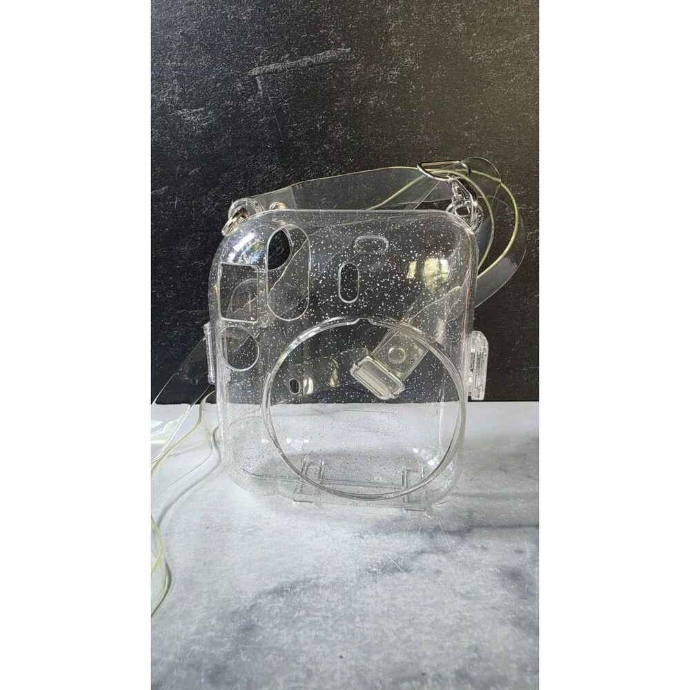 Instax Clear Glitter Carrying Case USED
